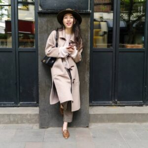 EDENONLINE Designer Wide-Leg Linen Pants